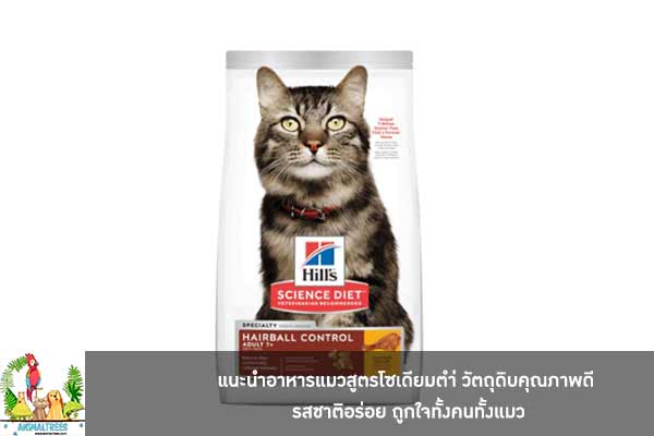 แนะนำอาหารแมวสูตรโซเดียมตำ่ วัตถุดิบคุณภาพดี รสชาติอร่อย ถูกใจทั้งคนทั้งแมว
